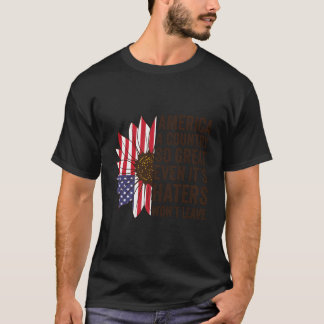 Amerika een land zo groot zelfs als het ERS niet z T-shirt