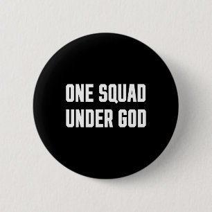 Amerika Een Team Onder God (trump 2020) Ronde Button 5,7 Cm