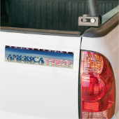AMERIKA EERST-2 BUMPERSTICKER (Op Truck)