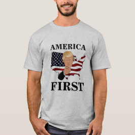 Amerika eerst: Donald Trump T-shirt
