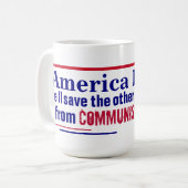 Amerika Eerst  Koffiemok (Voorkant links)