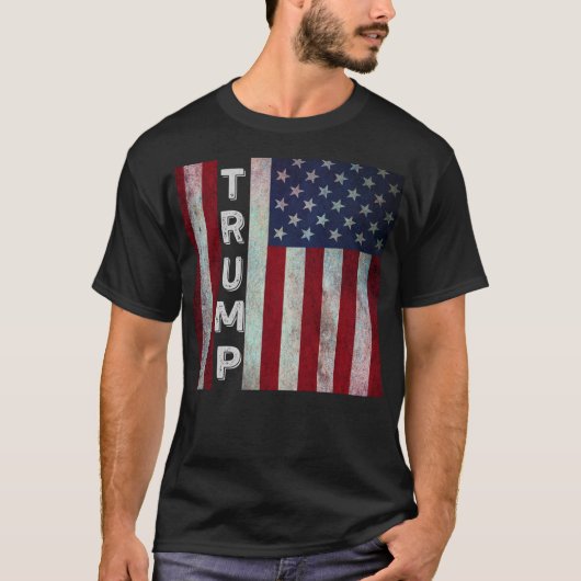 Amerika eerst met Trump T-shirt (Voorkant)