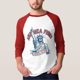 AMERIKA EERST - Opgericht in 1776 T-shirt