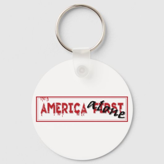 Amerika eerst...... sleutelhanger (Voorkant)
