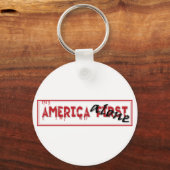Amerika eerst...... sleutelhanger (Voorkant)