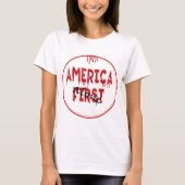 Amerika eerst...... t-shirt (Voorkant)