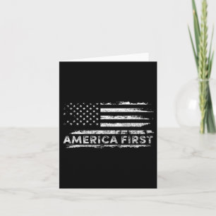 Amerika Eerste Amerikaanse vlag Kaart