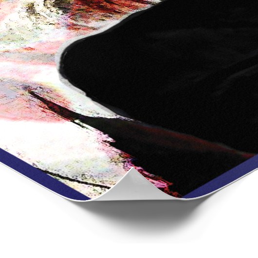 AMERIKA EERSTE SLOGAN ELLE TWEE POSTER (Hoek)