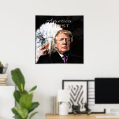 AMERIKA EERSTE SLOGAN ELLE TWEE POSTER (Thuiskantoor)