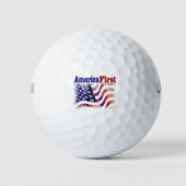 Amerika Eerste sterren en strepen Golfballen (Voorkant)