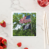 Amerika en KNELVlaggen Servet (Insitu)