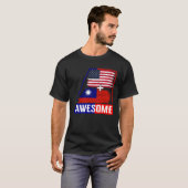 Amerika en Taiwan Shirt, Geweldige Taiwanees T-shirt (Voorkant volledig)