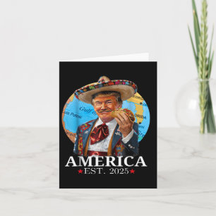 Amerika Est 2025 Retro Vintage Strand T-shirt Kaart