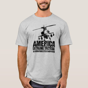 Amerika Extreme Tactiek - Apache Helikopter T-shirt