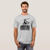 Amerika Extreme Tactiek - Apache Helikopter T-shirt (Voorkant volledig)