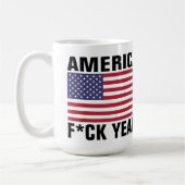 Amerika, F*ck ja. Grappig Koffiemok (Links)