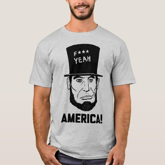 Amerika F Ja! T-shirt (Voorkant)