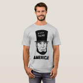Amerika F Ja! T-shirt (Voorkant volledig)