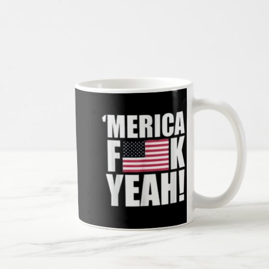 Amerika F Yeah Vierde 4 juli Koffiemok (Rechts)
