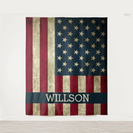 AMERIKA FAMILIE BACKDROP WANDKLEED (Voorkant)