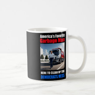 Amerika Favoriete Garbyge Man hier op te ruimen_up Koffiemok