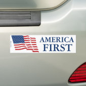 Amerika First Bumpersticker (Op auto)