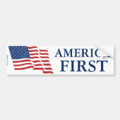 Amerika First Bumpersticker (Voorkant)
