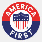 Amerika First Logo Sticker (Voorkant)