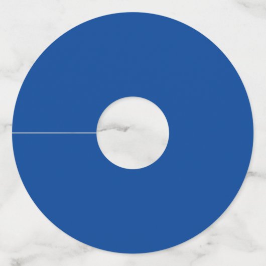 Amerika First Trump 2024 Wijnglaslabel (Achterkant)