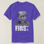 Amerika First Trump T-shirt (Design voorkant)