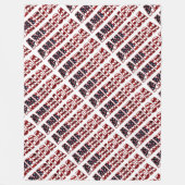 Amerika Fleece Deken (Voorkant)