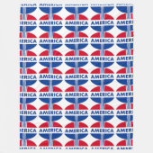 AMERIKA FLEECE DEKEN (Voorkant)