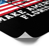 Amerika Florida Desantis 2024 Trump Desantis Uitki Poster (Hoek)