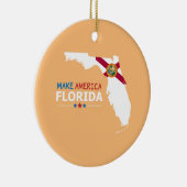 Amerika Florida Keramisch Ornament (Rechts)