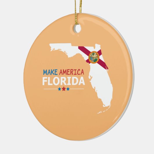 Amerika Florida Keramisch Ornament (Links)