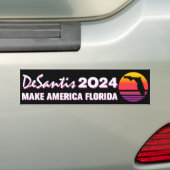 Amerika Florida Retro DeSantis 2024 Bumpersticker (Op auto)