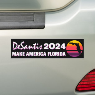 Amerika Florida Retro DeSantis 2024 Bumpersticker