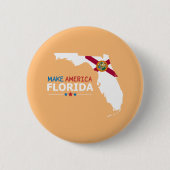 Amerika Florida Ronde Button 5,7 Cm (Voorkant)