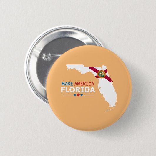 Amerika Florida Ronde Button 5,7 Cm (Voorkant /achterkant)