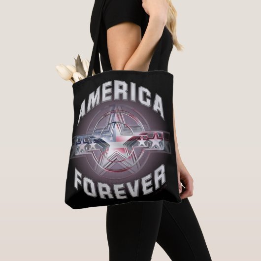 Amerika Forever Canvas tas (Dichtbij)