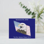 Amerika Forgot 9-11 Briefkaart (Staand voorkant)