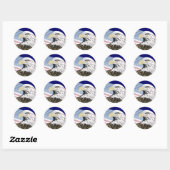 Amerika Forgot 9-11 Ronde Sticker (Vel)