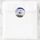 Amerika Forgot 9-11 Ronde Sticker (Tas)