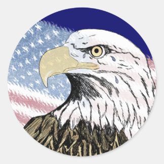 Amerika Forgot 9-11 Ronde Sticker