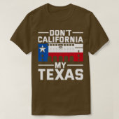 Amerika Funny Quote Patriot Texan T-shirt (Design voorkant)