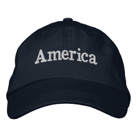 Amerika Geborduurde Pet (Voorkant)