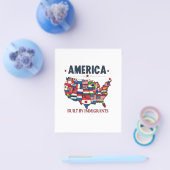 Amerika gebouwd door immigranten Patriottisch Amer Flyer (Enkel)