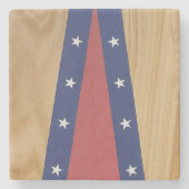 Amerika-geïnspireerde kunst | Vlaggen, truien & 4t Stenen Onderzetter (Voorkant)