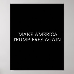Amerika gevangenis Trump T-shirt - Sluit hem op -  Poster