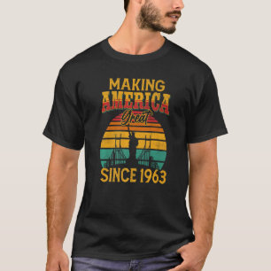 Amerika geweldig maken sinds 1963  60ste geboorte t-shirt